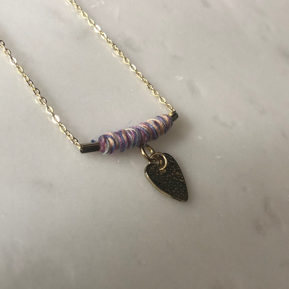 Hanging By A Thread Necklace - Picture 2 of 2